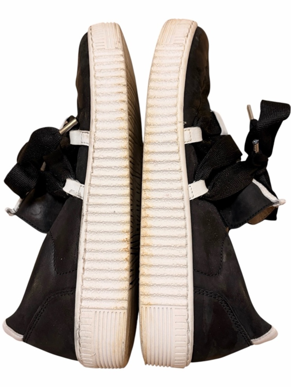 GABOR Skyway Bow Suede Leather Ribbon Lace Platform Sneaker - UK5.5/ US8 - Picture 13 of 16
